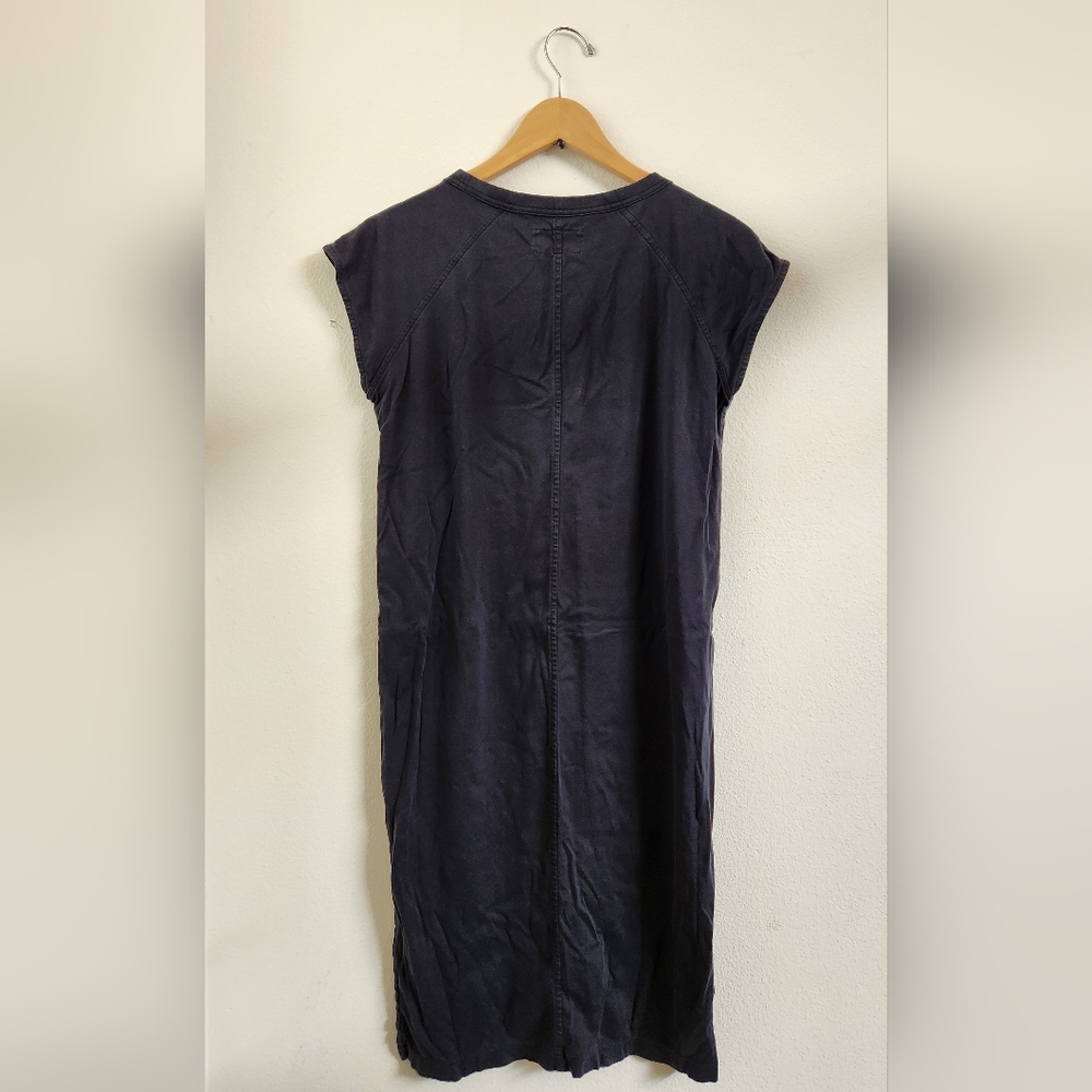 Everlane‎ Women's T-Shirt Dress Midi Cotton Casual Preppy Black Small - Picture 5 of 7